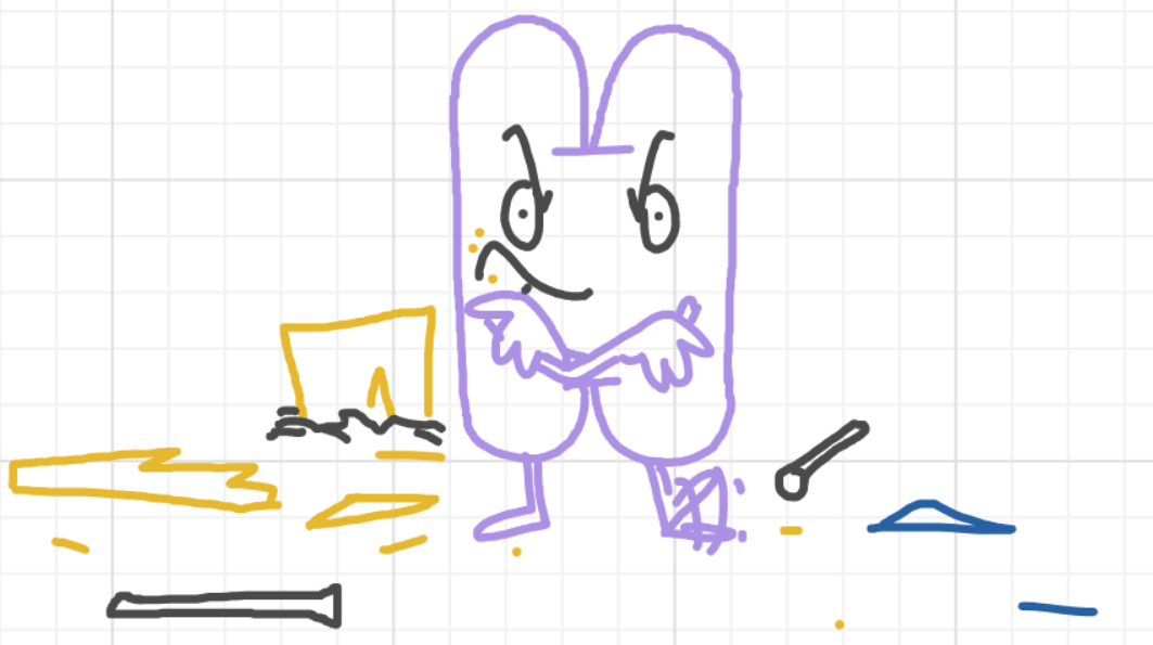 A panel from I've Been Everywhere, Man, episode nine of the Board Boards object show by Furretwalk/WalkingFurret.